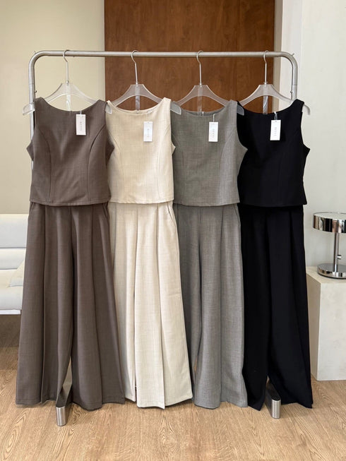 Two Piece Sleeveless Sets